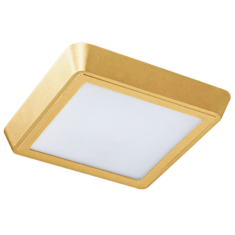 216834 Светильник URBANO SQ LED 20W 1480LM 115G ЗОЛОТО 4000K IP65