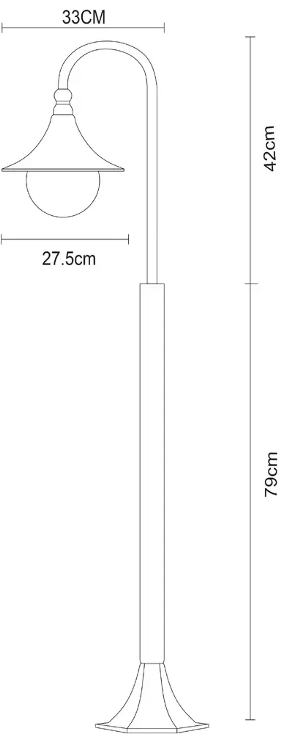 Парковый светильник Arte Lamp
