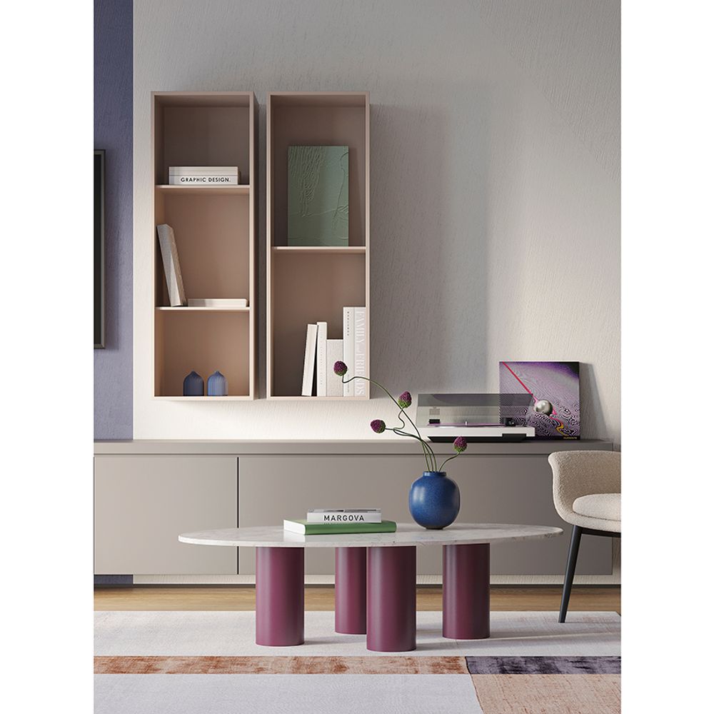 Столик кофейный Mojo, 120х65,5 см, сливовый