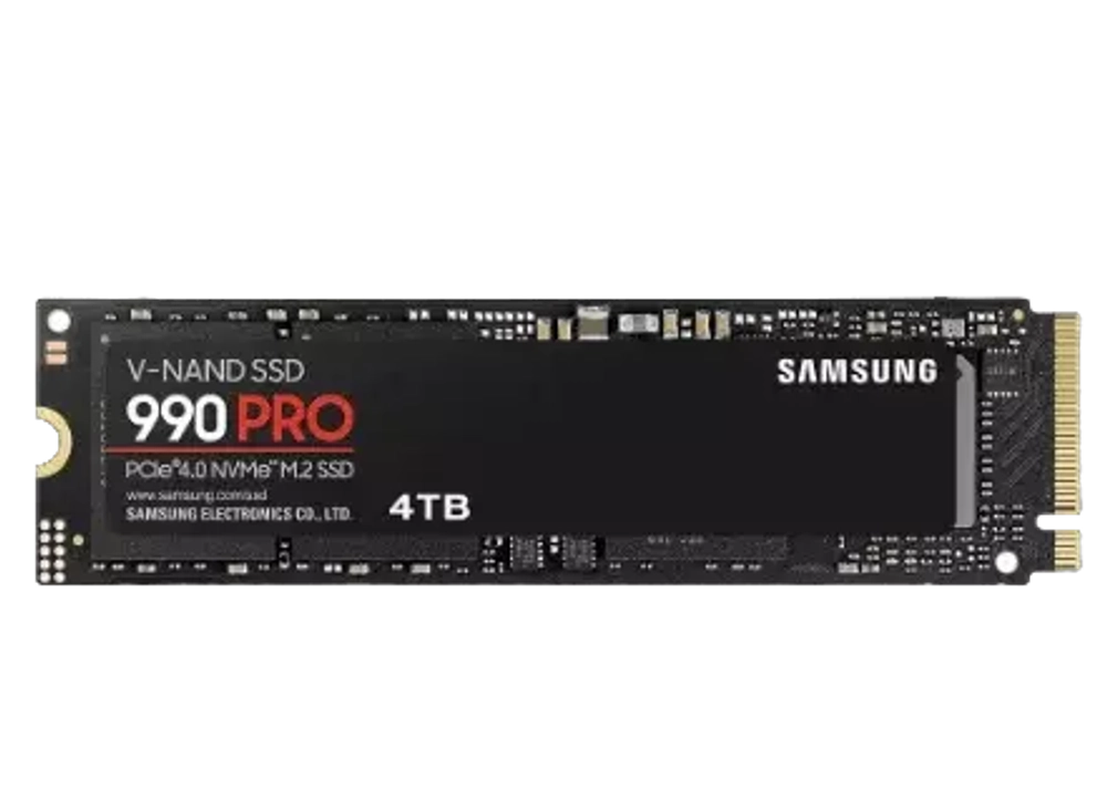 Твердотельный накопитель SSD Samsung 990 PRO 4Tb M.2 2280 NVMe PCIe Gen 4.0x4 [P/N: MZ-V9P4T0BW]