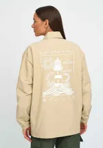 Куртка Kefirmaykifer Коуч Оверсайз песочный