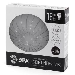 Светильник потолочный светодиодный ЭРА Классик без ДУ SPB-6 18-6,5K 6500K 1400Лм Meduza | Светильники SPB-6 без ДУ