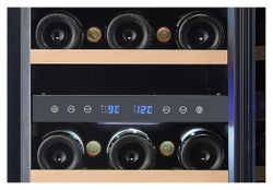 Винный шкаф Cellar Private CP027-2TB черная дверь
