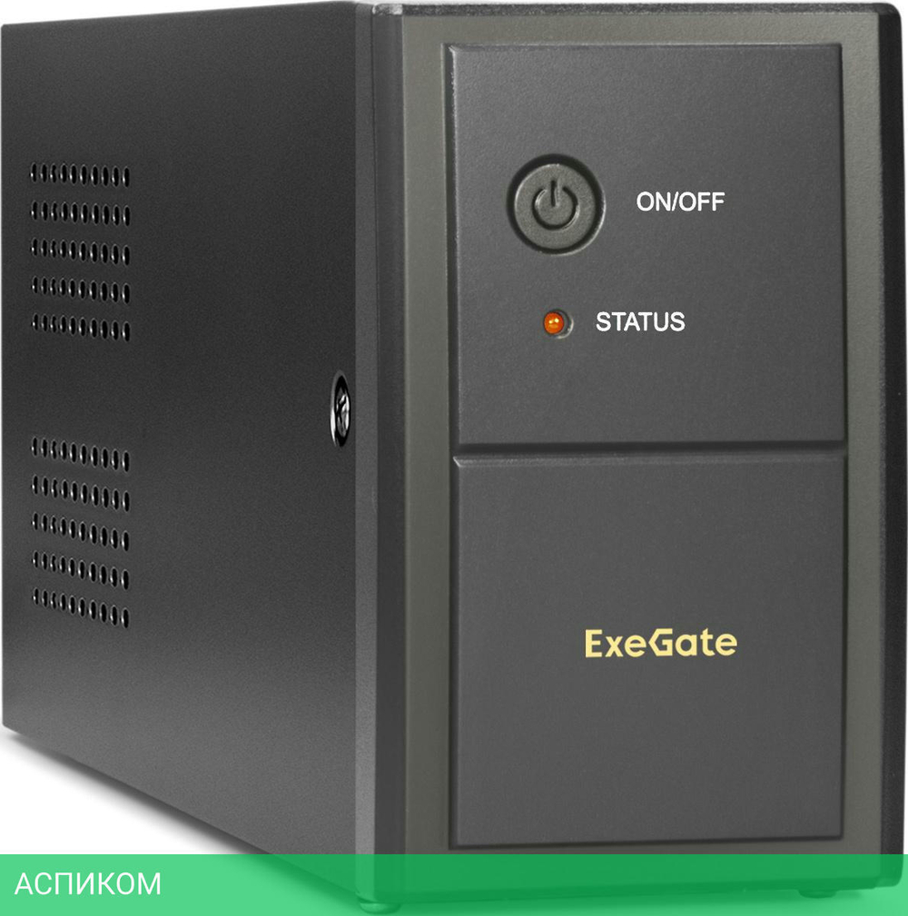 Источник бесперебойного питания ExeGate Power Back BNB-650.LED.AVR.EURO.RJ.USB (EP285555RUS)