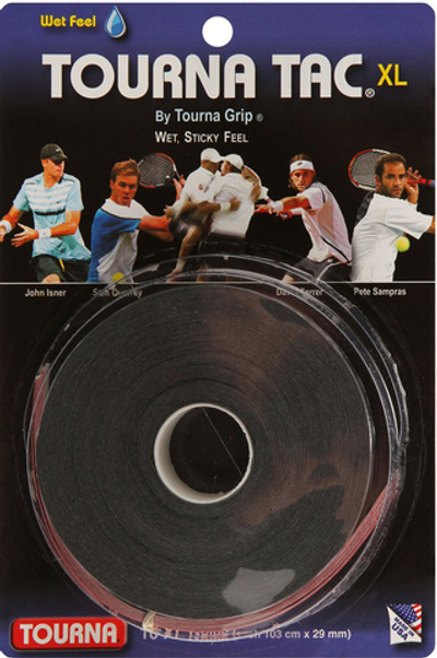 Намотки теннисные Tourna Tac XL 10P - black