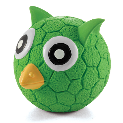 Игрушка для собак из латекса "совенок-мяч", 90мм, triol
