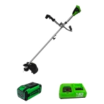 Аккумуляторный триммер Greenworks GD40BCBK8 40В (1 x 8 Ач, Быстрое ЗУ) захват 400 мм, 8.1 кг, 2105707U8F