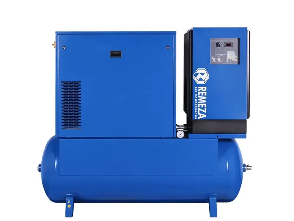 Винтовой компрессор Remeza BK15E-10-500Д на ресивере 500л с осушителем