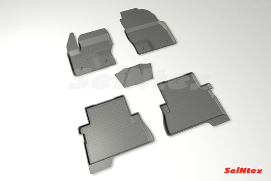 Резиновые коврики в салон Ford Kuga II рестайлинг (2016-наст. время) "Высокий борт"