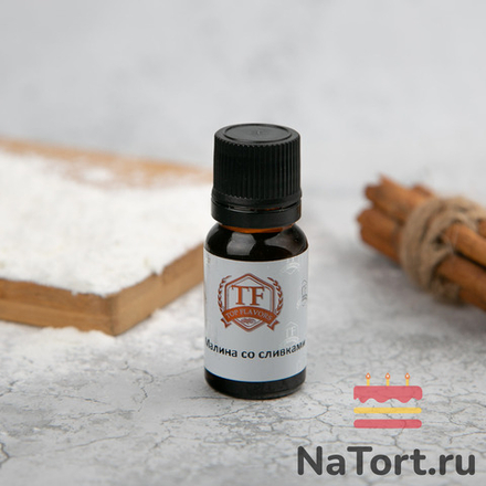 Ароматизатор кондитерский TopFlavors «Малина со сливками» 10 мл