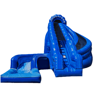 Надувная водная горка с бассейном «Жемчужина», 10*10*6 м