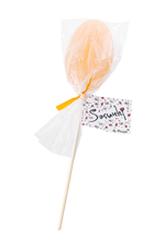 Леденец в форме вагины со вкусом бейлиз - 50 гр. (Цвет: бежевый)