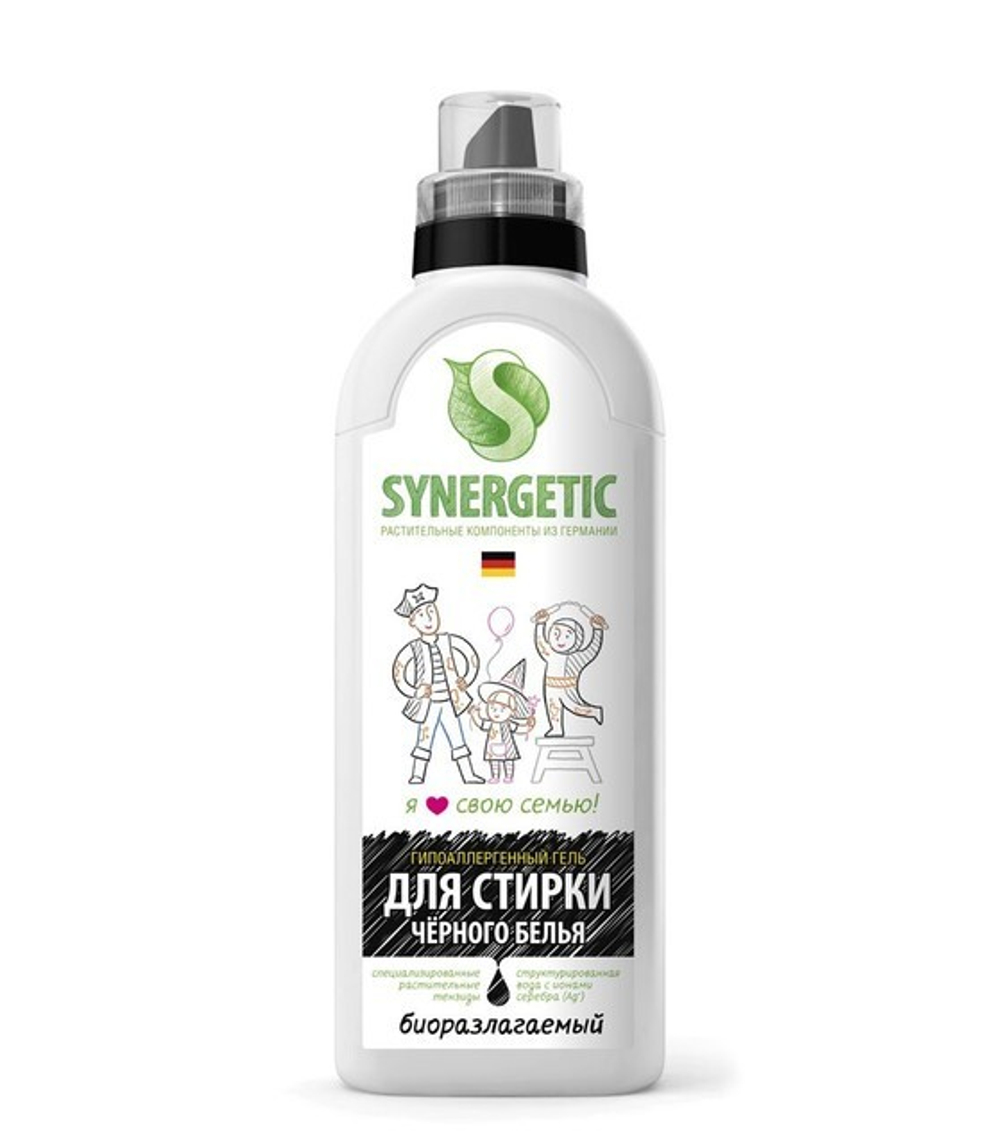 Synergetic Средство д/стирки ЧЁРНОГО белья 750 мл *4*12*