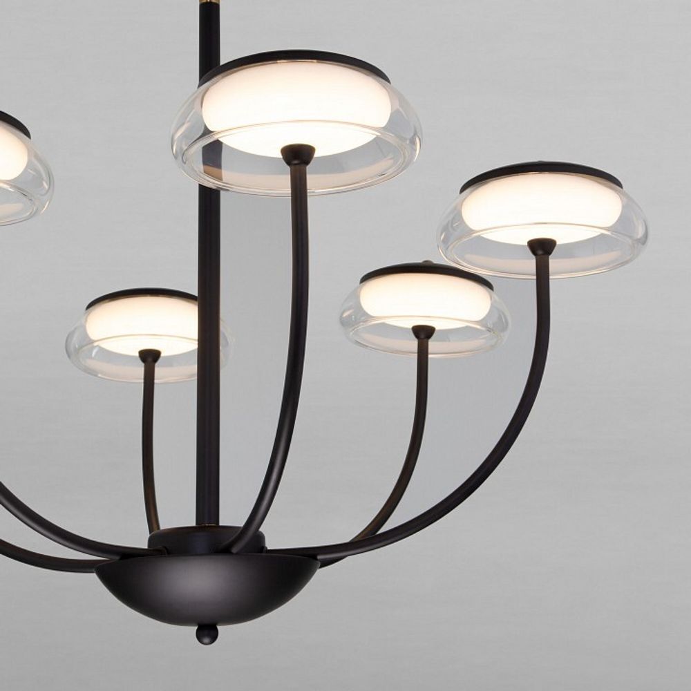 Люстра на штанге Eurosvet Fungo 50388 LED черный