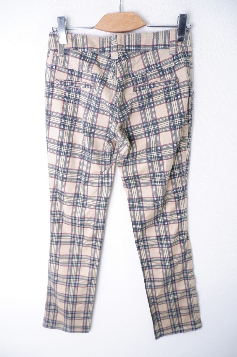 Брюки Miss Wawa в клетку 44/46 размер