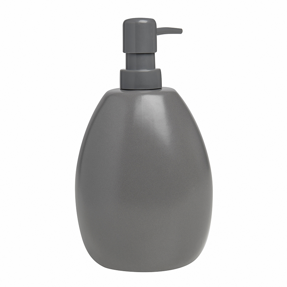 Диспенсер для мыла с подставкой для губки joey, 590 мл, уголь