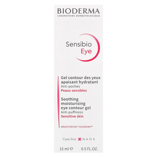 Bioderma, Sensibio Eye, гель для кожи вокруг глаз, 15 мл (0,5 жидк. унции)