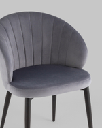 Стул Lastura велюр серый