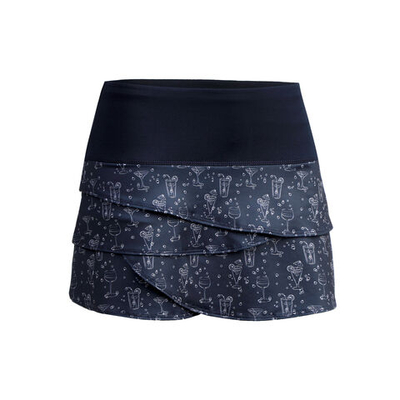 Женская теннисная юбка Lucky in Love Fiesta Scallop Skirt Women - Blue, Multicoloured