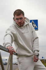 Худи серый меланж "Winter"