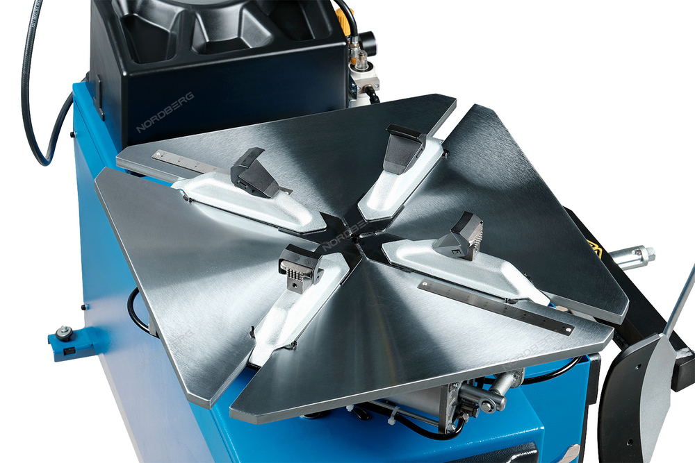 NORDBERG (4639,5) Шиномонтажный полуавтоматический станок 220В, 1 скорость, усиленный отжим (синий)