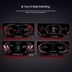 Электронная панель приборов BMW X5 E70 2007-2013 - Radiola 1295 с LCD / ЖК 12.3" экраном QLED