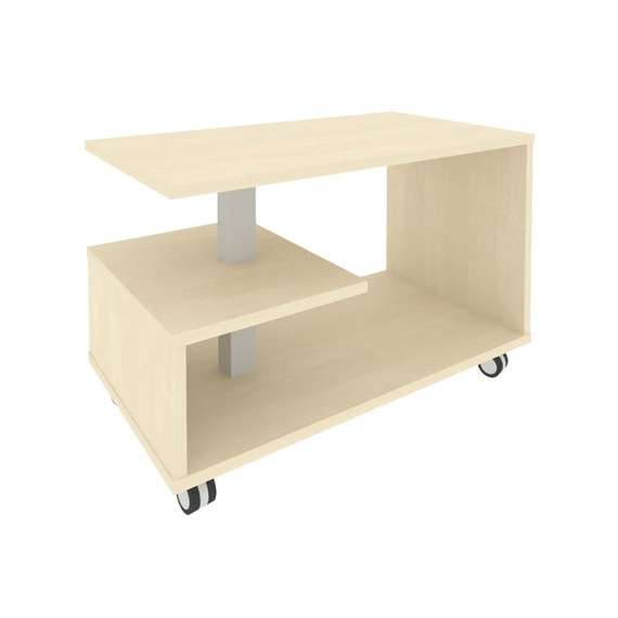 First Стол журнальный на колесах KSM-1 Клен 900*500*580