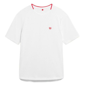 Мужская теннисная футболка Wilson Serve Out - bright white