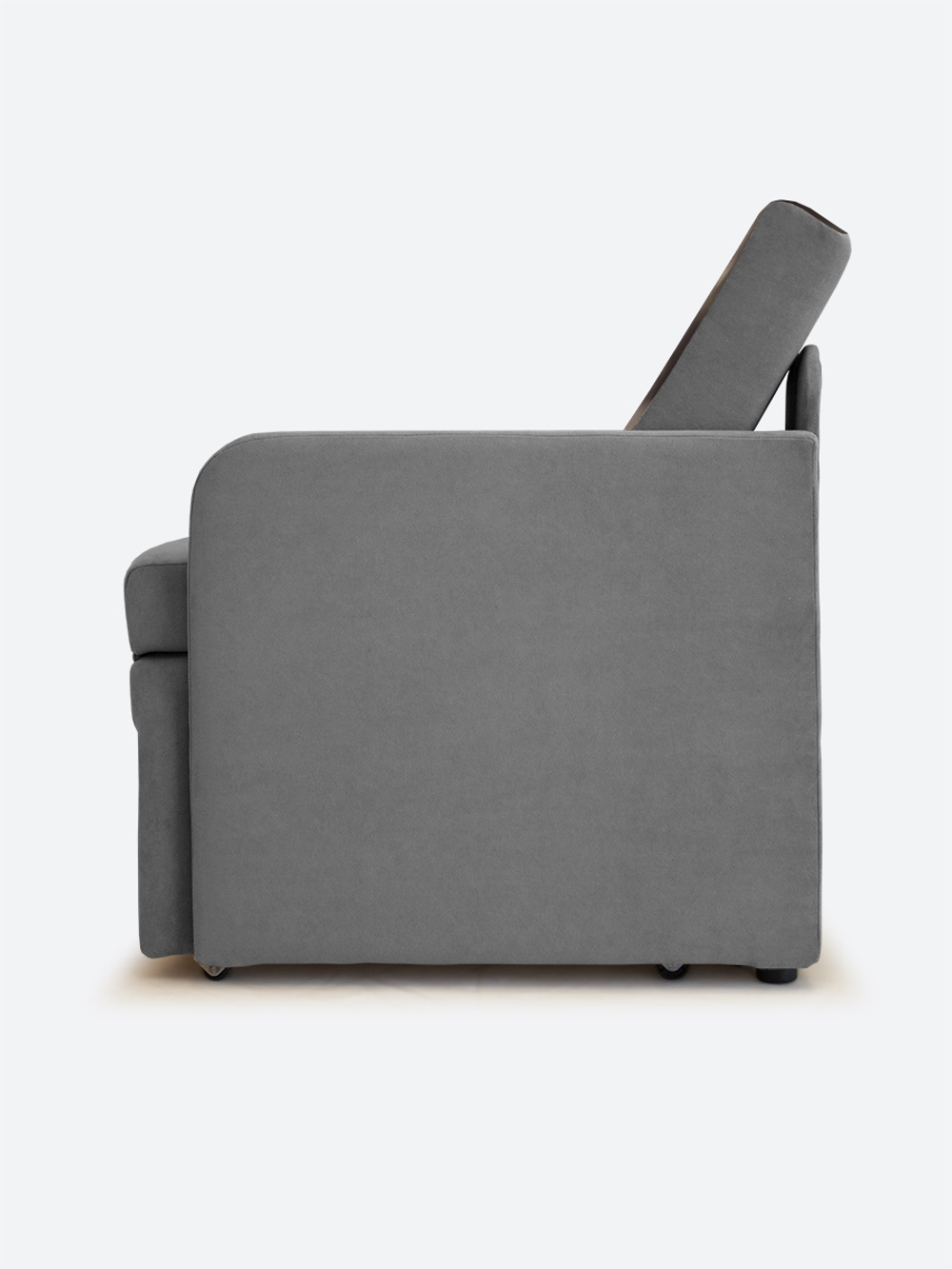 Кресло-кровать "Миник" с подлокотниками Candy Grey купон Котенок в клубках