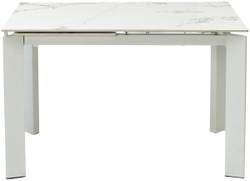 Стол CORNER 120 GLOSS GOLDEN JADE SOLID CERAMIC / WHITE, ®DISAUR