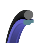 Штоковое уплотнение УШ-02 (310x334x8.1) Ф4УВ25 / NBR70