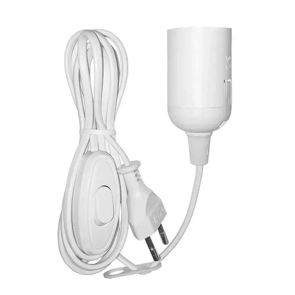 Патрон DORI для лампы E27, подвесной со шнуром 3,5 м., вилкой и выключателем / удлинитель для рассады