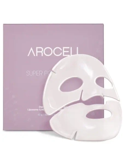 Концентрированная ампульная маска с низкомолекулярным коллагеном AROCELL Super Power Mask EX