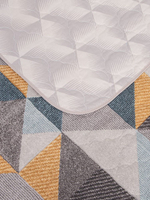 Покрывало на кровать, стеганое, поплин с размерами 215х220