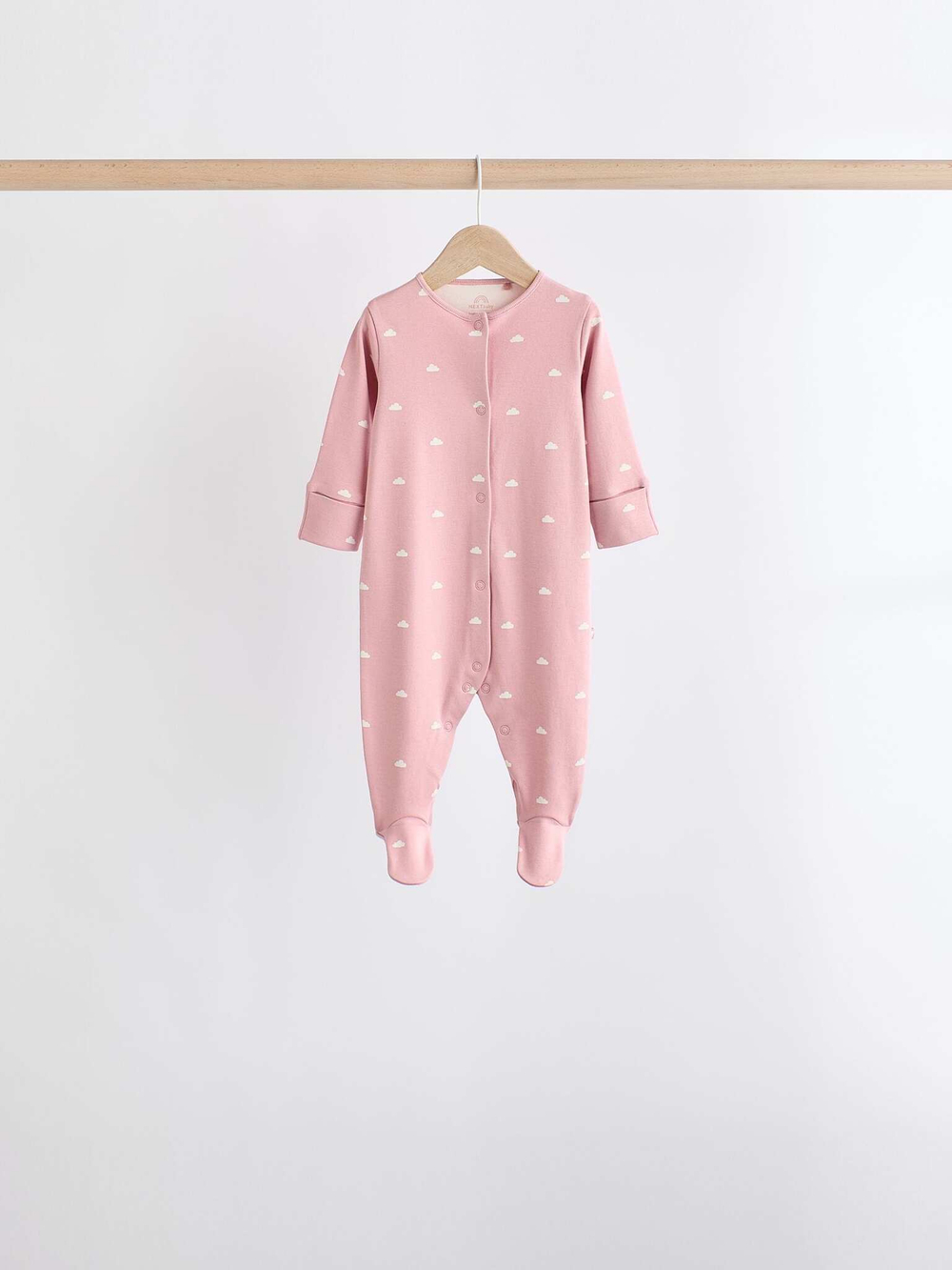 Комбинезон / Cлип для малышей Next K79-495, 7 шт., Молочный, Розовый, Бежевый