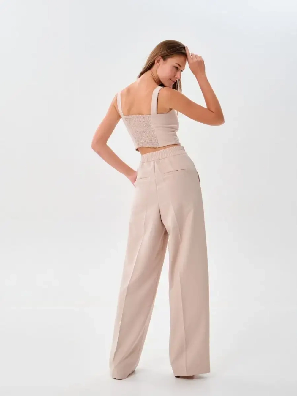 Брюки палаццо женские широкие