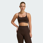 Спортивный бюстгальтер adidas All Me с легкой поддержкой из рибаны - ADIDAS