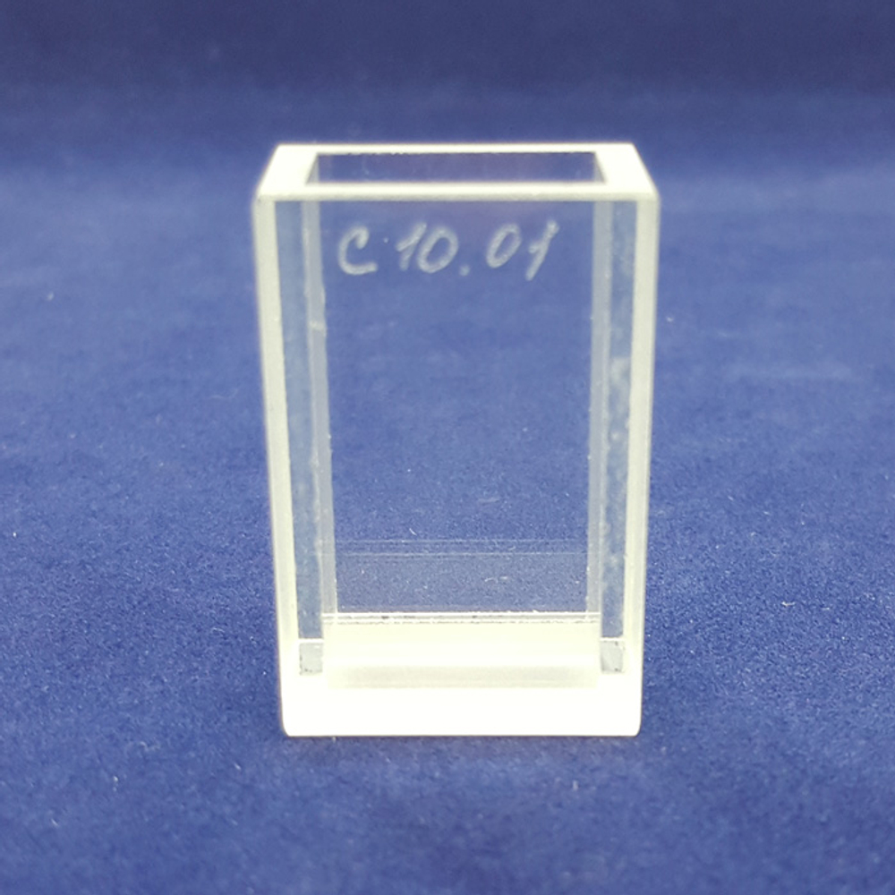 Кювета l= 10 мм, V=5,0 мл, стекло, (КФК,КФО,ФЭК), 12002314, 1шт.