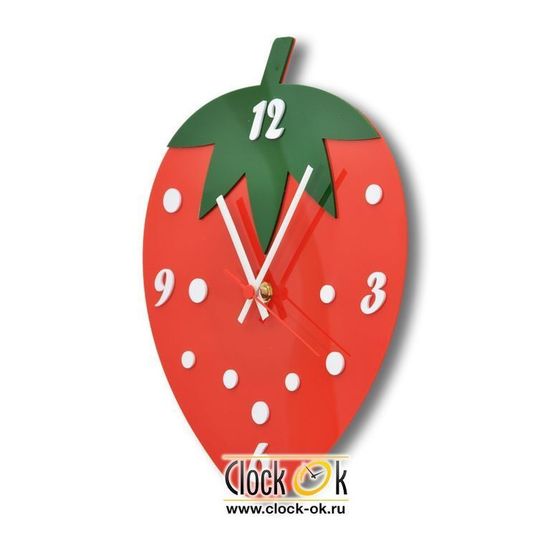 Настенные часы Клубничка