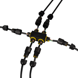 Коннектор NEO-GERM-3pin-TT-WTW (4-8mm) (Arlight, IP68) 053445