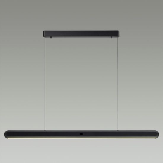 6641/40L HIGHTECH ODL24 279 металл/черный/акрил Подвесной светильник IP20 LED 40W 3000K 220V с датчиком движения и диммером яркости SATRION