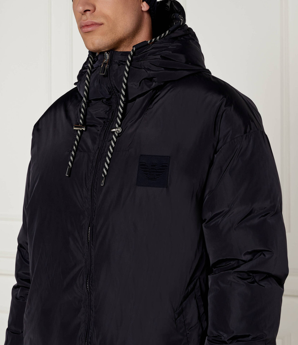 двухсторонняя пуховая куртка giacca piumino Emporio Armani - темно-синий(6L1L83 1NNBZ)