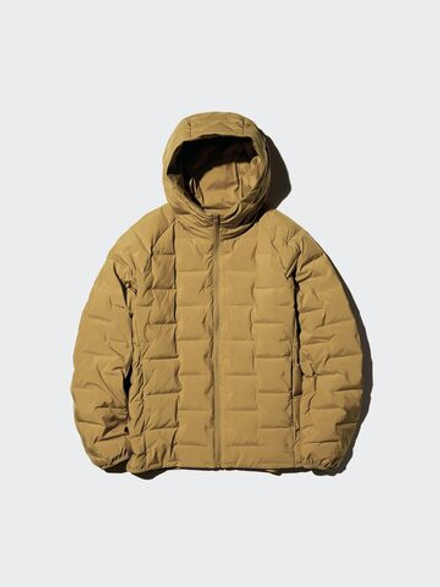 UNIQLO Куртка PUFFERTECH, желтый