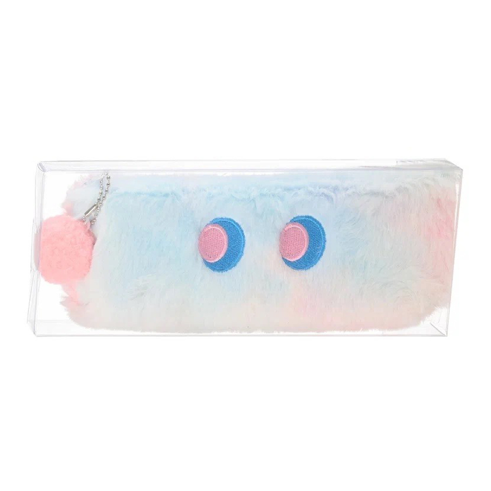 Пенал-косметичка Basir без наполнения, 21*9*4 см, серия "цветные глаза", с искусственным мехом, разноцветный, ассорти