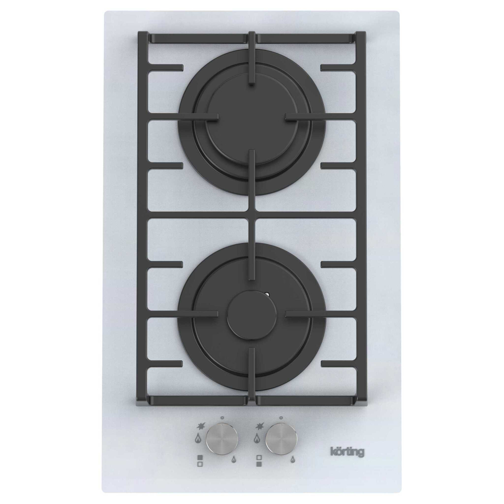 Газовая стеклянная варочная панель Korting HGG 3825 CW фото 