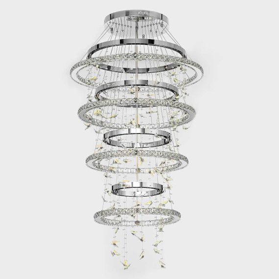 Люстра хрустальная с пультом Citilux ETERA CL322090