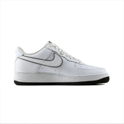 Nike Air Force 1 07 "White Black Outline Swoosh"