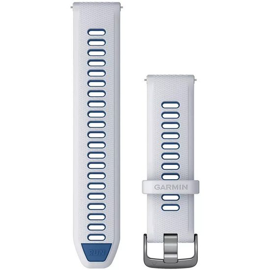 Ремешок Garmin Forerunner QuickFit 22 мм, бело/синий силикон 010-11251-A1