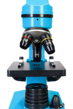 Микроскоп Levenhuk Rainbow 2L Лазурь с набором для опытов Levenhuk K50