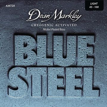 Струны для бас-гитары, никелированные, 45-100, Dean Markley DM2672A Blue Steel NPS